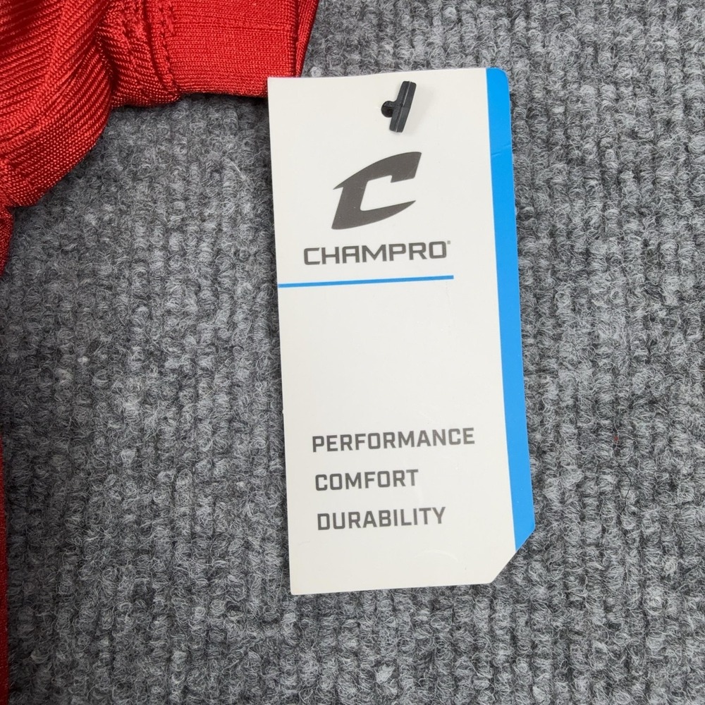 Champro Tigers Football Jersey Youth Large Scarlet Red 00 Mammoth FJ29YSCL - Picture 4 of 14